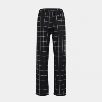 Fila Check allover print track pants black white b. FILA Official