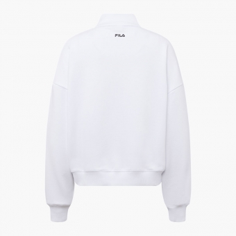 Fila Half zip sweater white white FILA Official