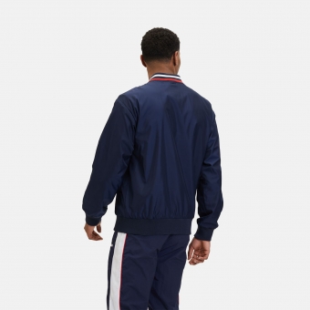 Fila LOGRONO logo bomber jacket blue blue FILA Official