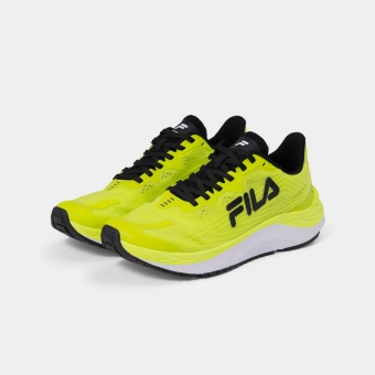 Lime green fila sneakers cheap