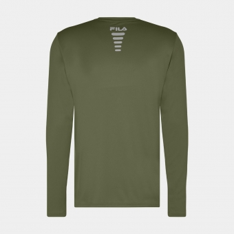 Olive green fila shirt best sale