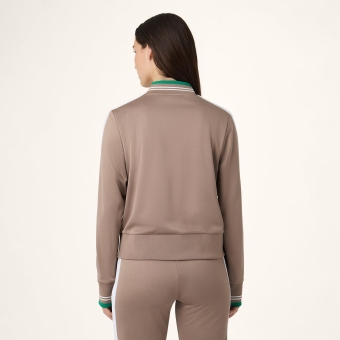 Fila SAGANO cropped taped track jacket - beige | FILA Official