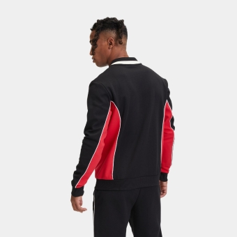 Fila SETTANTA track jacket black-true red - red | FILA Official Fila SETTANTA track jacket black-true red - red | FILA Official