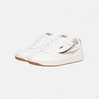 White and gold fila shop