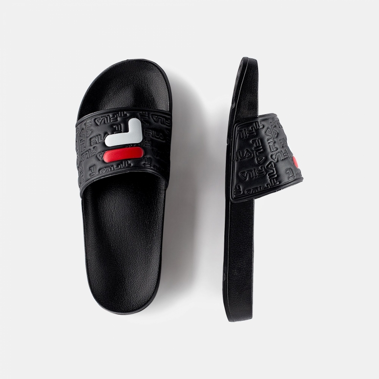 fila slipper black