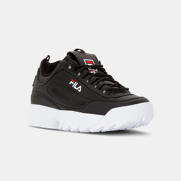 FILA DISRUPTOR PREMIUM Leather Synthetic Browns Shoes, 40% OFF
