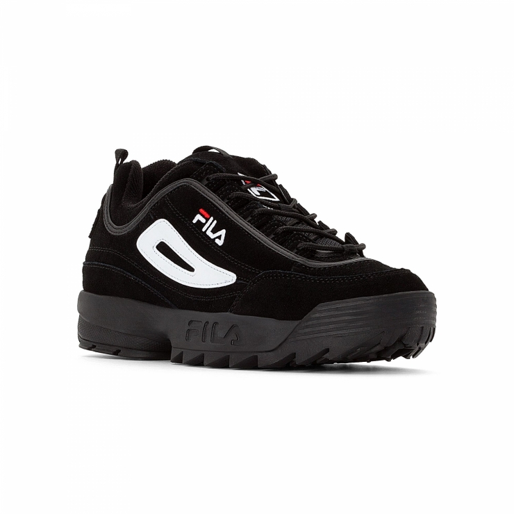 fila disruptor mens black