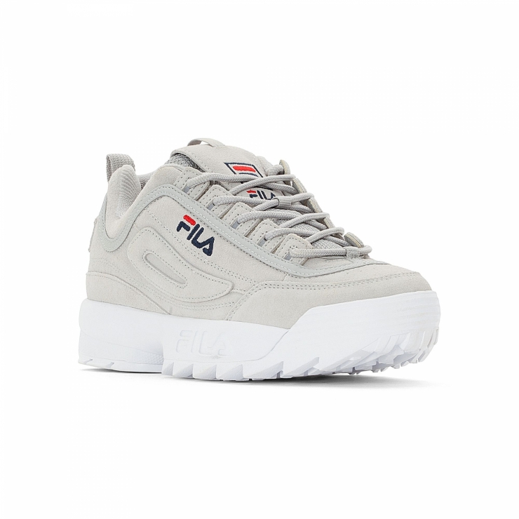 fila disruptor low grey