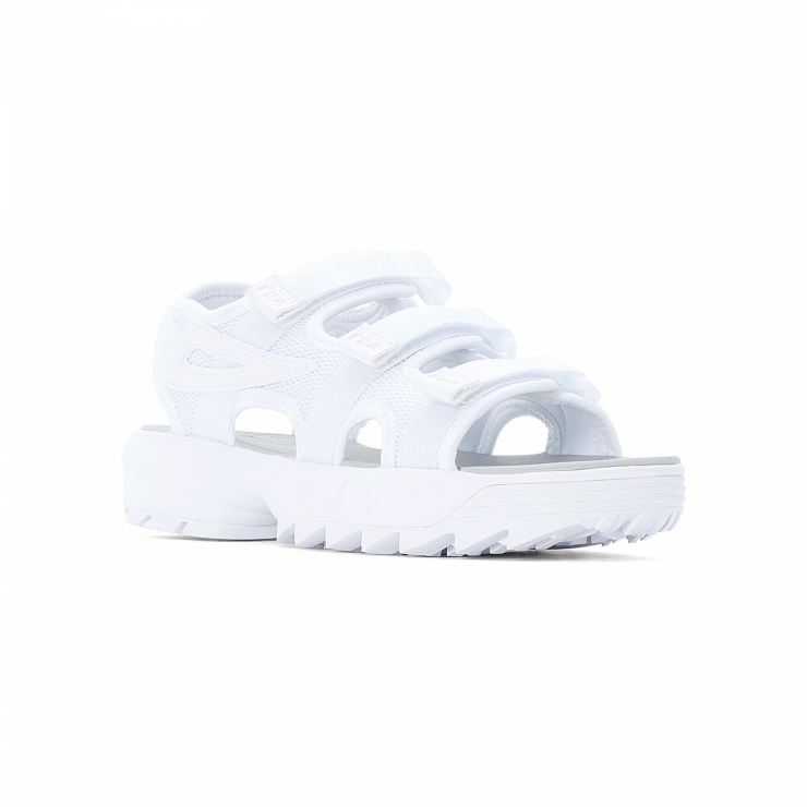 fila disruptor sandal white