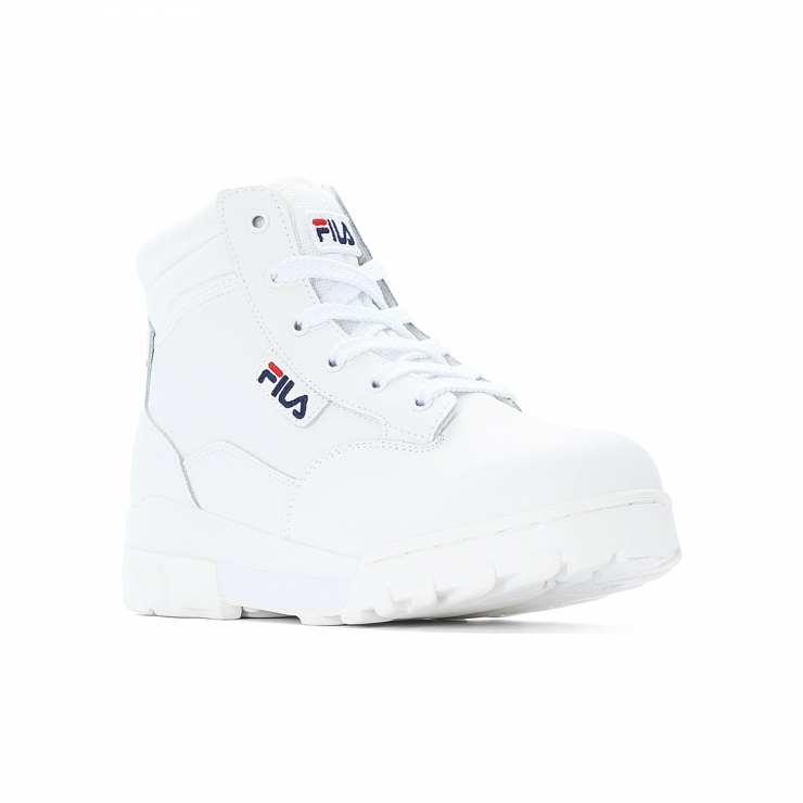 fila boots white