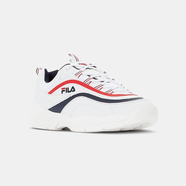 Low Men white-navy-red navy blue | FILA Official