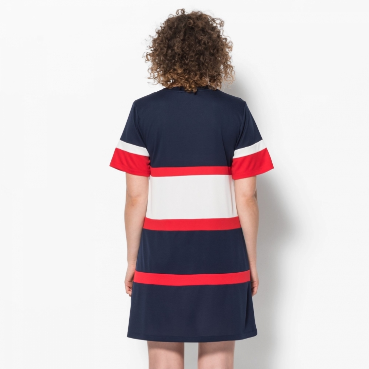 red fila dress
