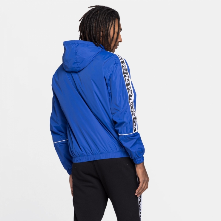 fila padded jacket with logo tape detail