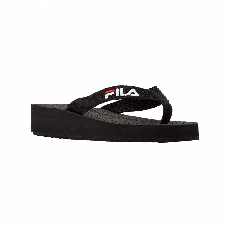 fila slipper black