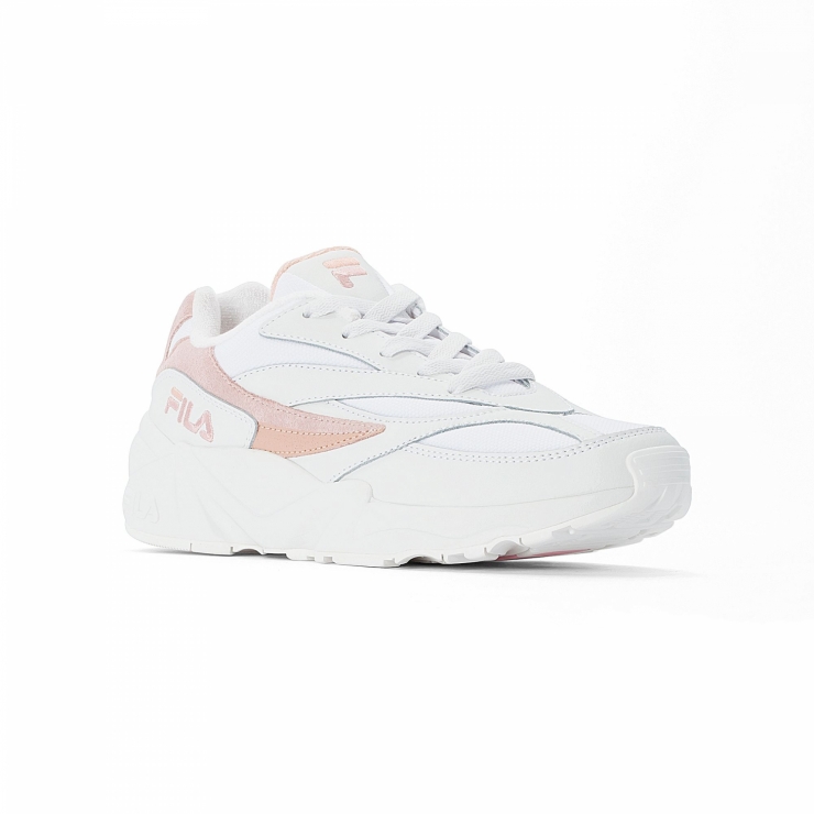 white salmon pink fila
