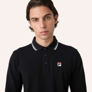 Fila BIELLA regular tipped long sleeve polo shirt Bild 3