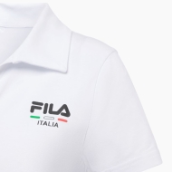 Fila Cropped polo shirt white Bild 3