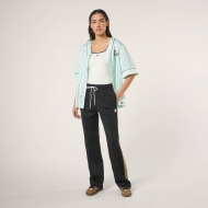 Fila FIESOLE boxy pinstriped satin baseball shirt Bild 3