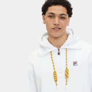 Fila Half zip hoodie with high neck detail white Bild 3