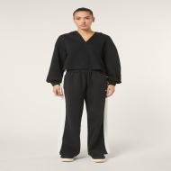 Fila MEZZANA loose cropped v-neck scuba hoodie Bild 3