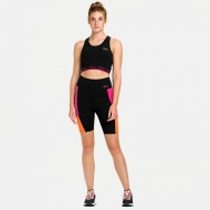 Fila Peri High Waist Short Leggings black-beetroot-purple Bild 3
