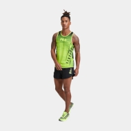 Fila RIANO running tank Acid lime-Black Bild 3