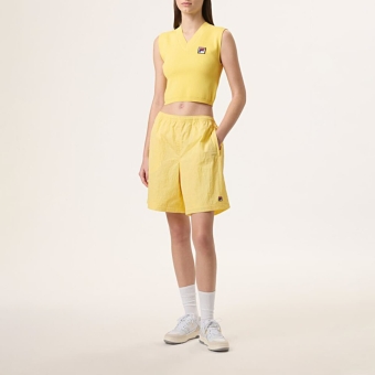 Fila CRINKLE SHORTS POPCORN - yellow | FILA Official