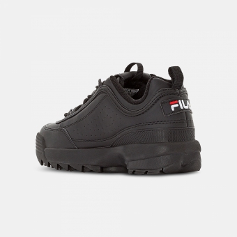 All black fila sneakers sales
