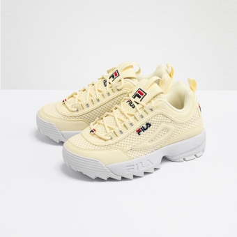 Pink and yellow fila store