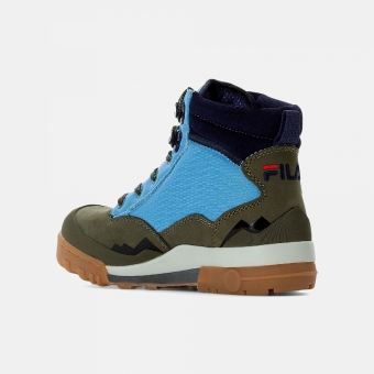 Fila Grunge II O Mid Wmn loden green adriatic blue FILA