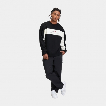Fila LA PAZ crew sweat black antique white black w. FILA Official