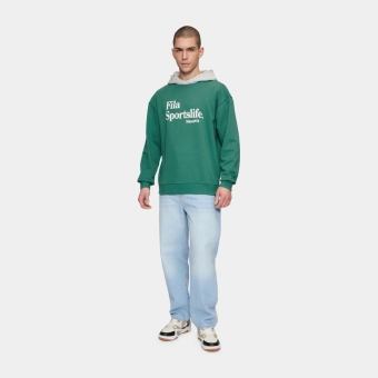 Fila LICOURT loose hoodie - green | FILA Official