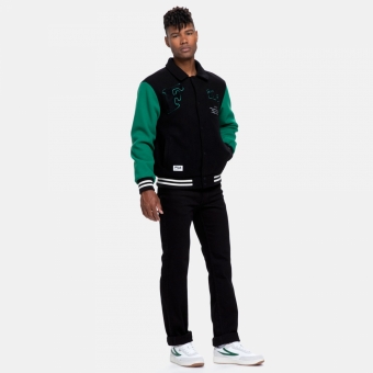 Fila Tehran College Jacket black verdant green green FILA Official