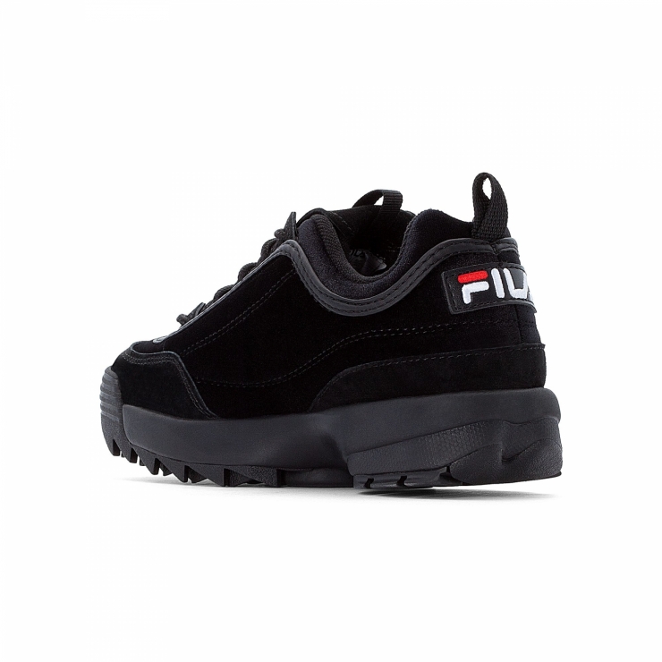 fila disruptor leather black