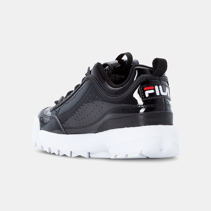 fila disruptor low wmn black