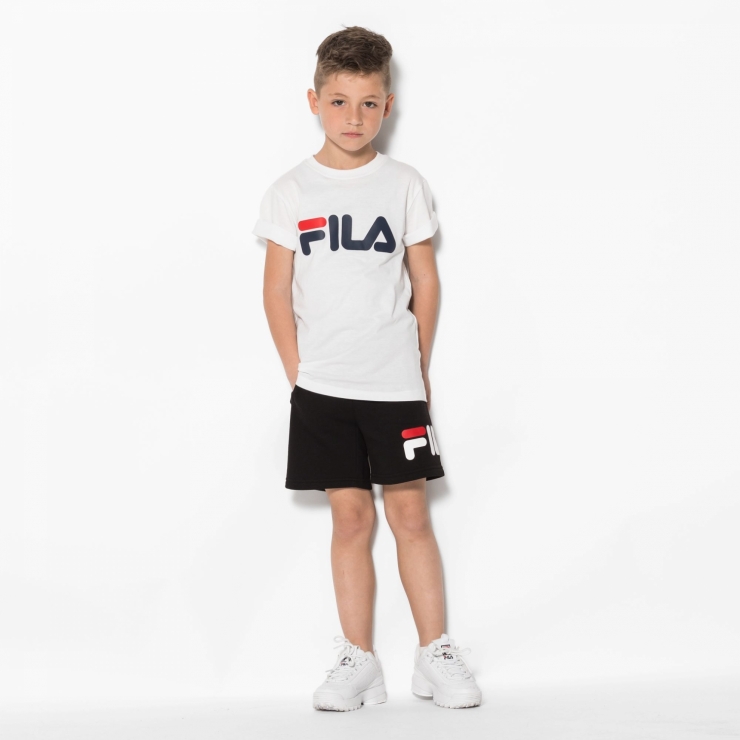 Fila Kids Classic Logo Tee White White Fila Official