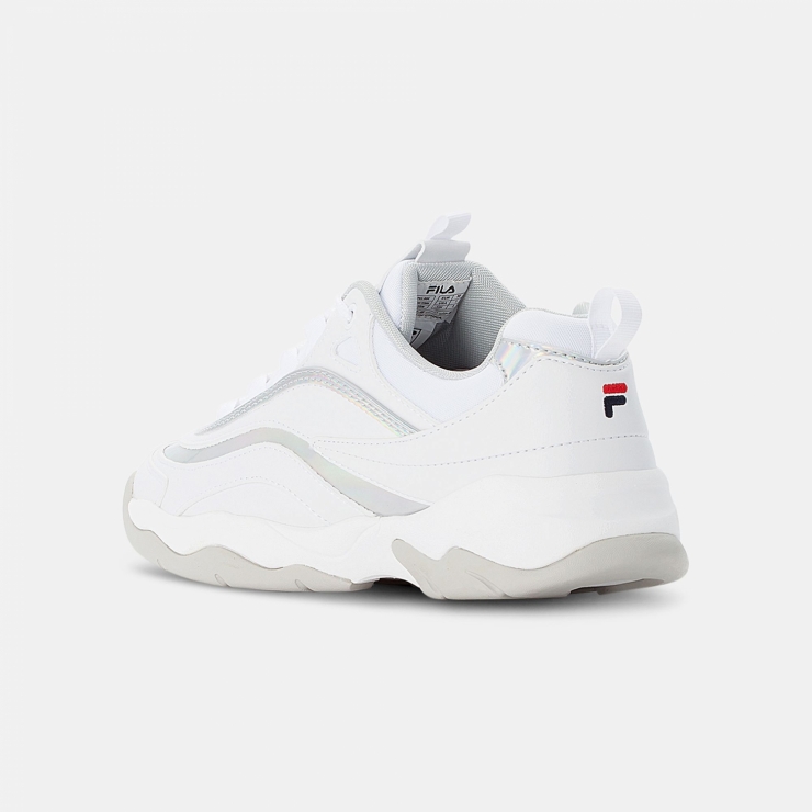 fila ray low white