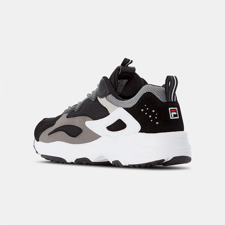 fila ray black white