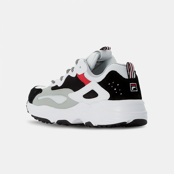 fila ray black white