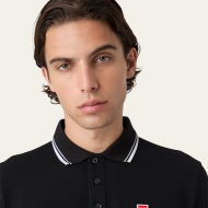 Fila BIELLA regular tipped long sleeve polo shirt Bild 4