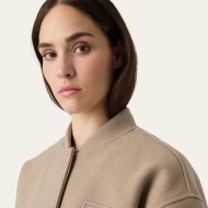 Fila COMO oversized felted varsity jacket Bild 4