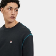Fila Crewneck sweatshirt with kangaroo pocket and contrast stitch black Bild 4