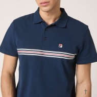 Fila DIECIMO regular heritage tape polo shirt Bild 4