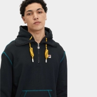 Fila Half zip hoodie with high neck detail black Bild 4