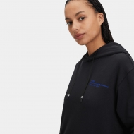 Fila Hoodie with kangaroo pocket, transfer and embroidery detail black Bild 4