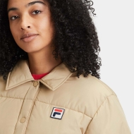 Fila LEILA puffer coach jacket beige Bild 4
