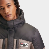 Fila LICHTENAU heavy puff parka deep taupe-black Bild 4