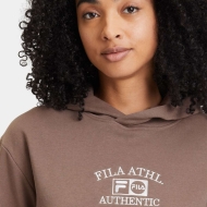 Fila LINNA graphic hoody Taupe Bild 4