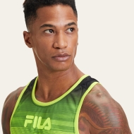 Fila RIANO running tank Acid lime-Black Bild 4