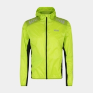 Fila ROMENTINO packable running jacket Acid Lime-Black Bild 4